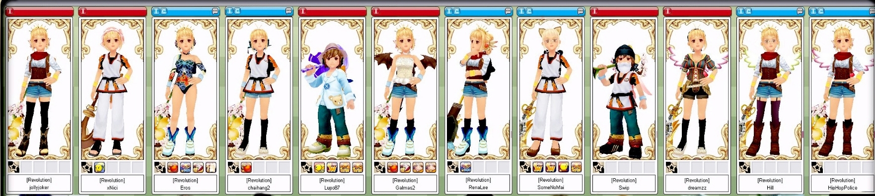 Rev lineup